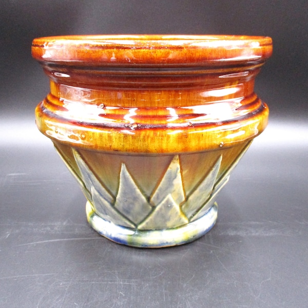 McCoy Art Deco Sunburst Jardiniere