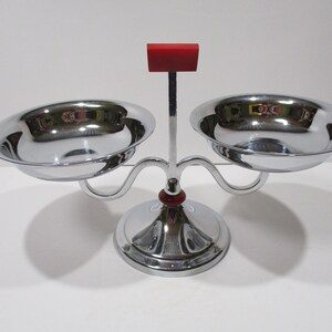 Art Deco Farberware Nickel Silver and Bakelite Tidbit Compote