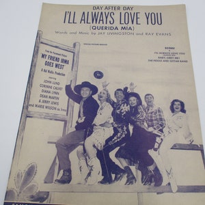 Nuty Vintage, I'll Always Love You, z My Friend Irma Goes West, DARMOWA WYSYŁKA