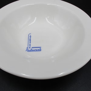 Shenango China, Interstate Restaurants, Salad or Cereal Bowl