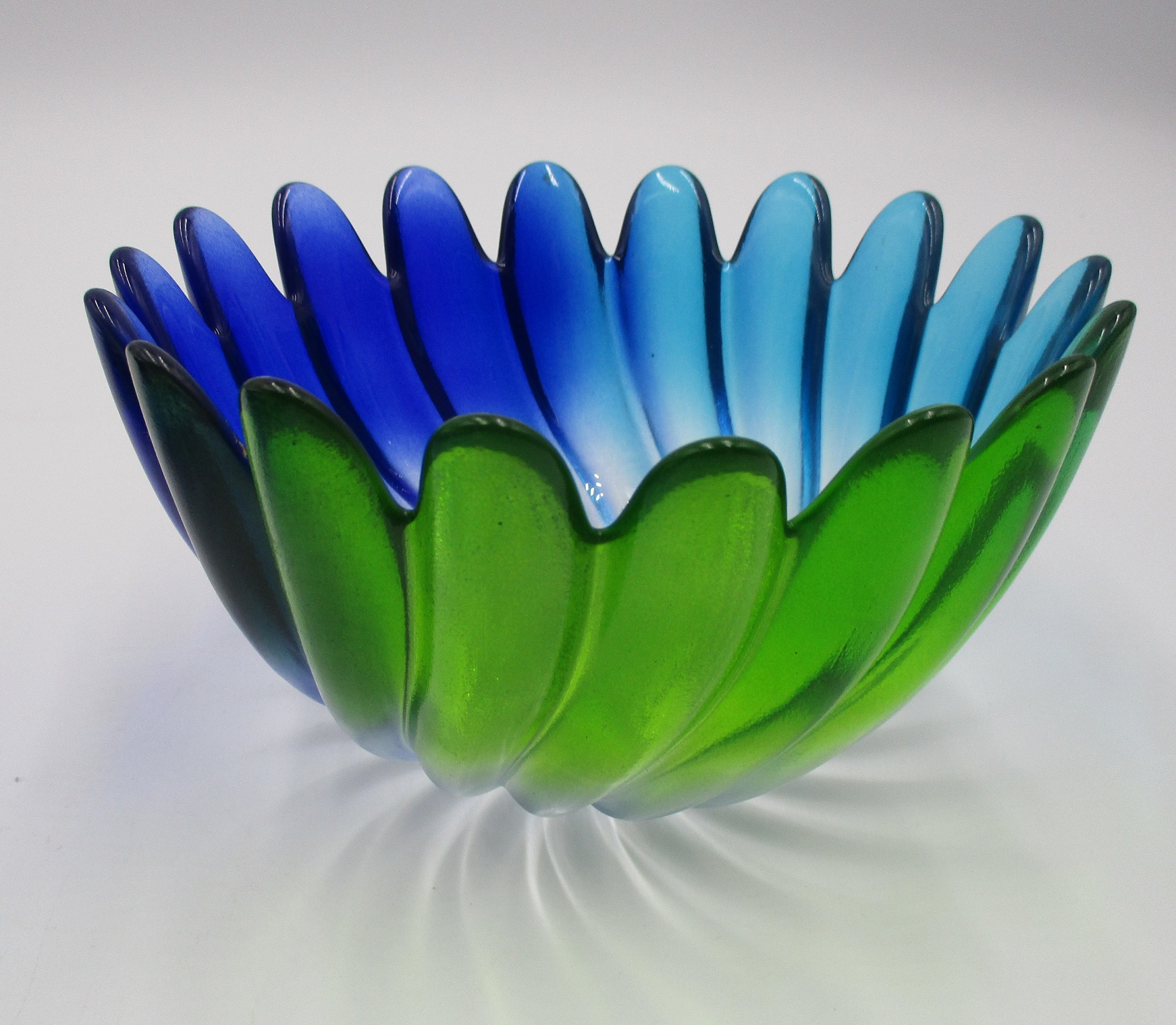 Walther Glass for Studio Nova Solaris Bowl and Platter Etsy