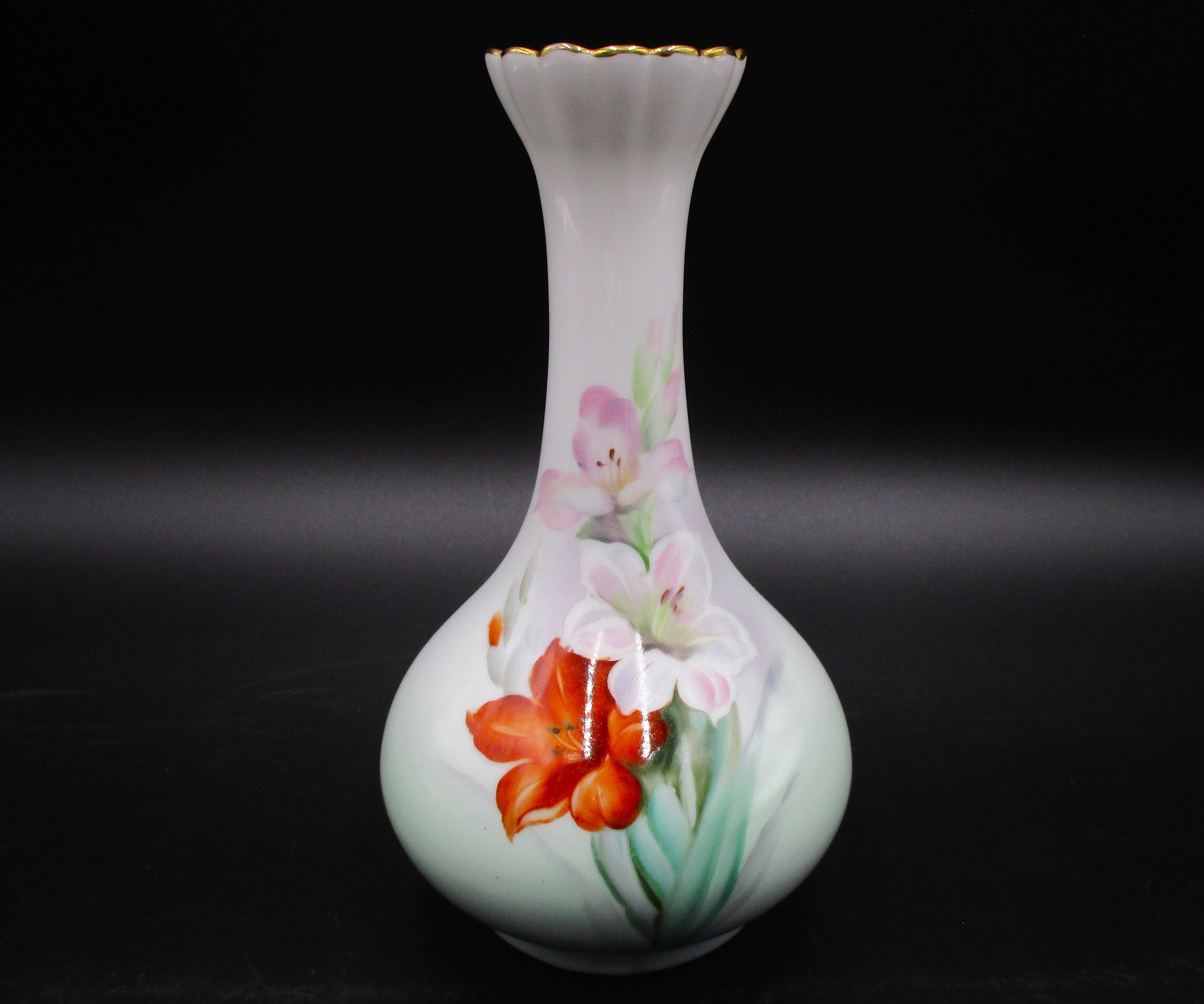 ノリタケハンドペイント タイサンボク Noritake Hand Painted Vase | eBay