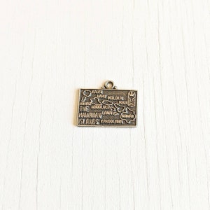 New Jersey State Map Shape Pendant Zipper Pull Charm - Kiola Designs