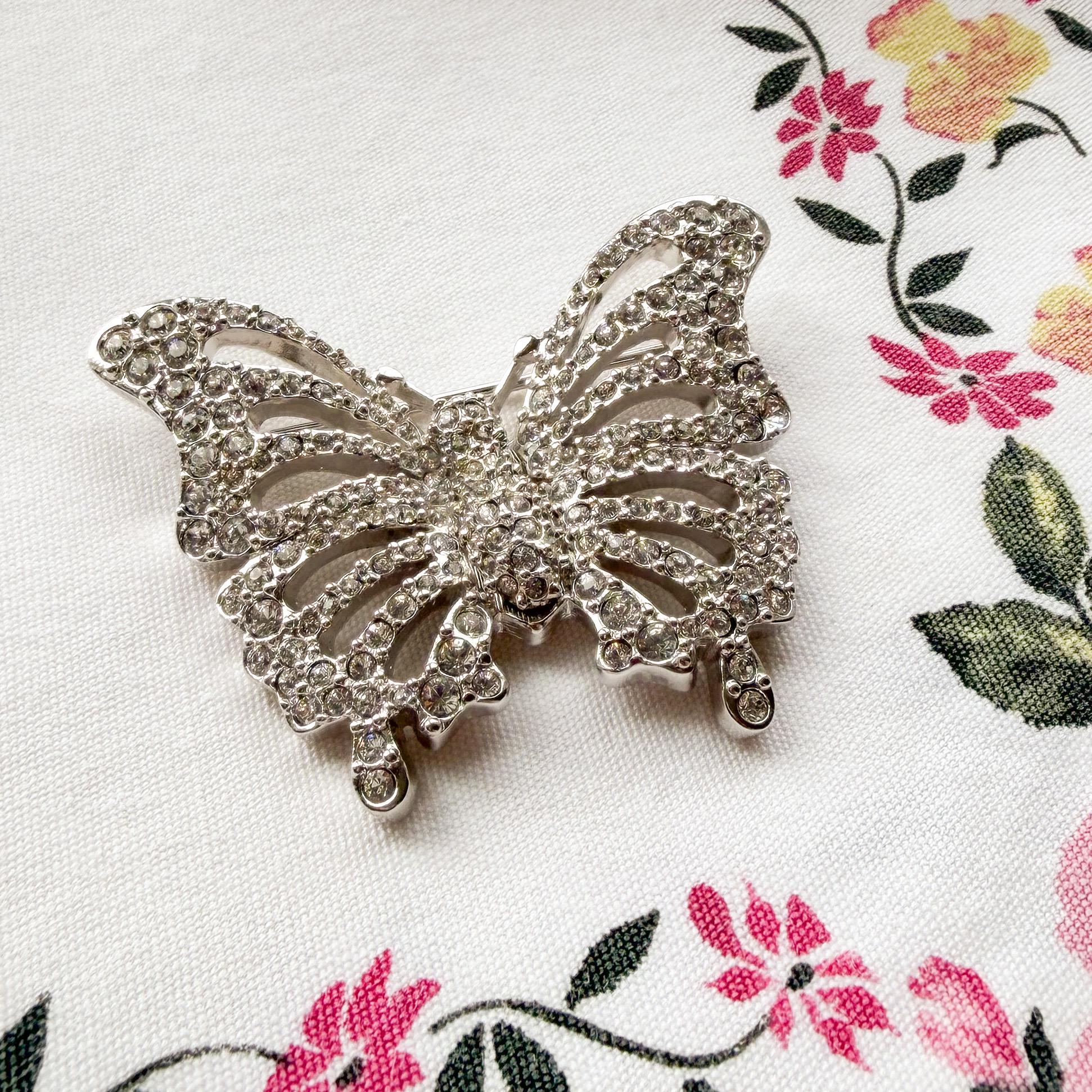 Swarovski Butterfly Brooches - Etsy