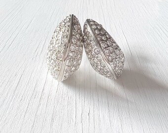 Silver Tone Shell Clip on Earrings | Nautical Statement  display picture 1