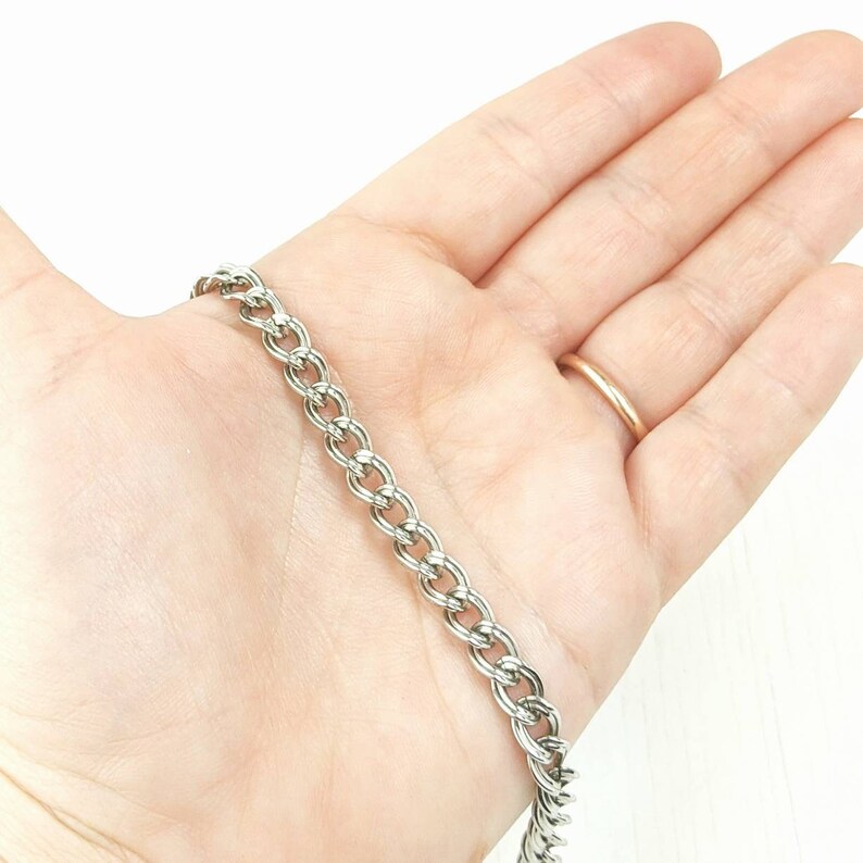 Sterling Silver Starter Charm Bracelet Link Bracelet Etsy