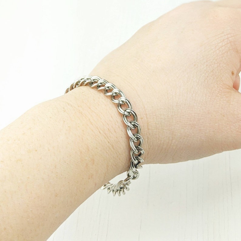 Sterling Silver Starter Charm Bracelet Link Bracelet Etsy