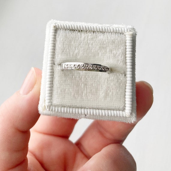10k white gold anniversary band discount