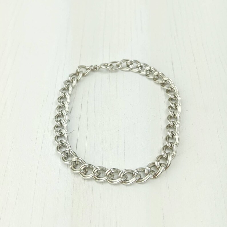 Sterling Silver Starter Charm Bracelet Link Bracelet Etsy