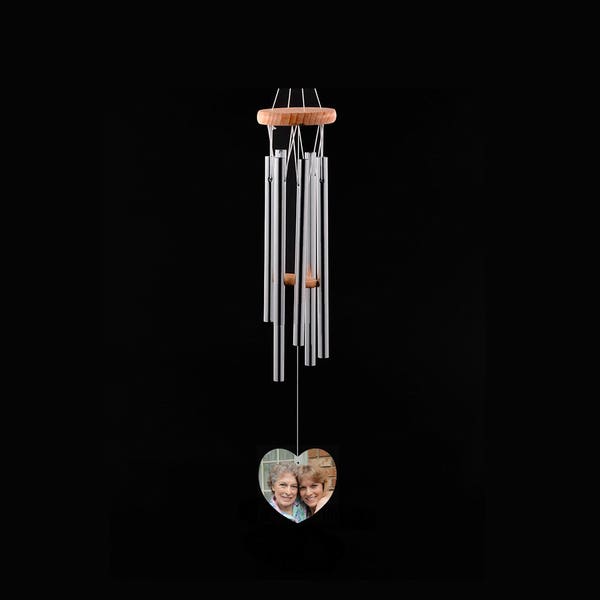 Wind Chime, Sisters, Mother's Day, Personalized, Add a photo, Custom, Make it Personal, Mom, Grandma, Memorial,