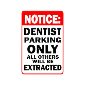 Gift for Dentist, DENTIST Sign, Personalized Parking Sign, Dental gift, Personalized gift, Dentist grad gift, tooth, Dental office