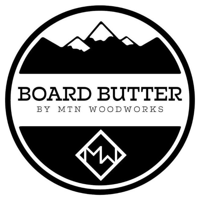 Board Butter Handcrafted by Mtn Woodworks Wood Wax Cutting Board Conditioner Bread Cheese Serving Tray Platter