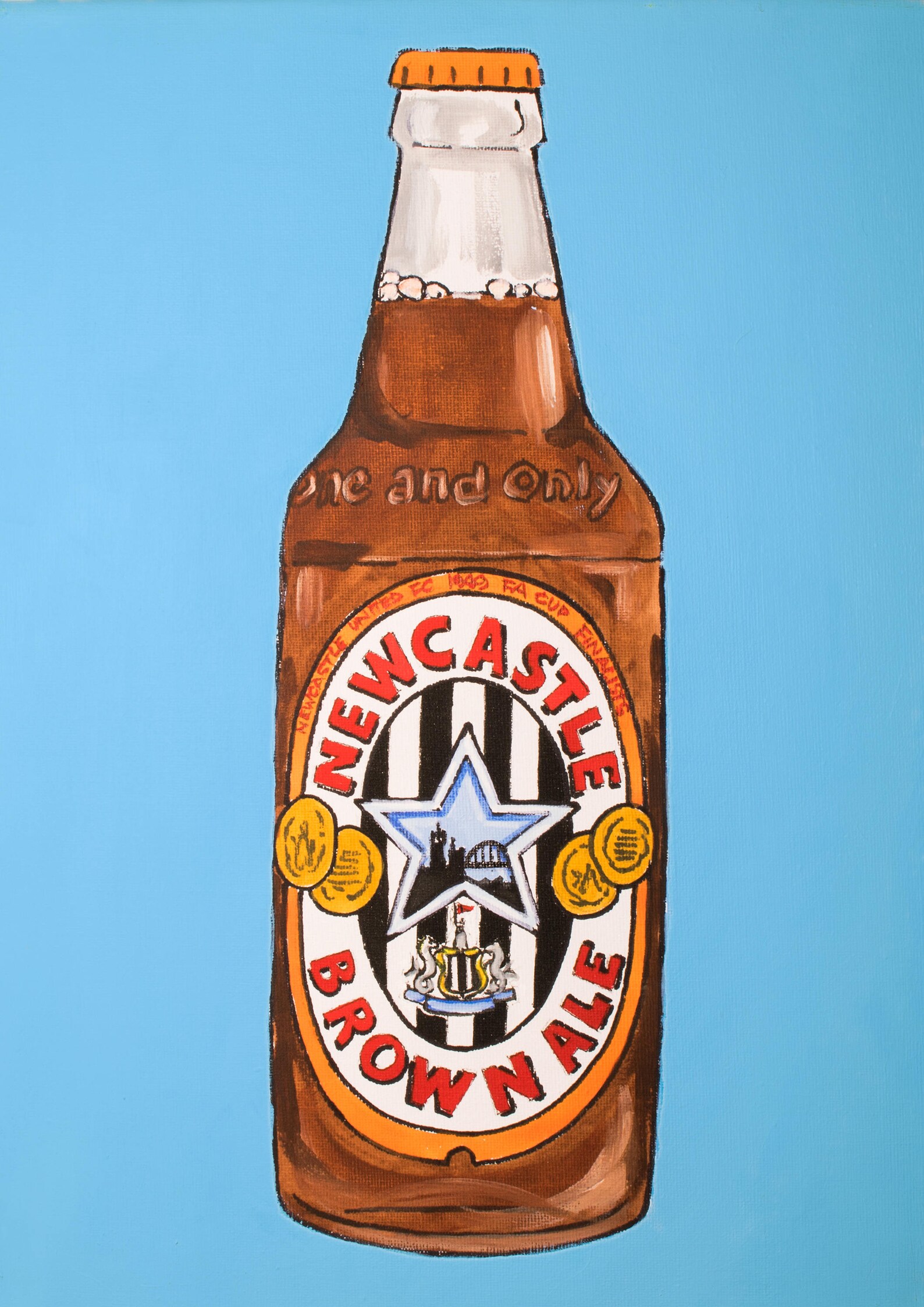Metal sign newcastle brown ale Etsy