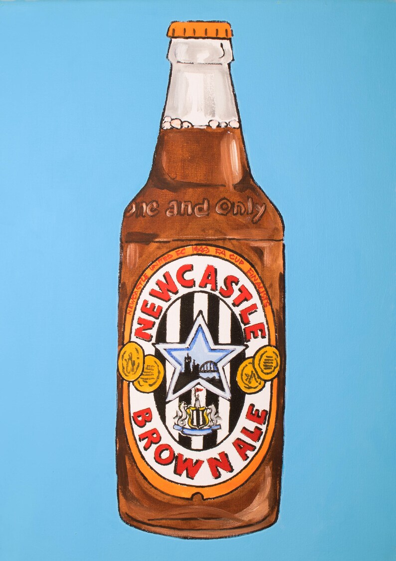 Metal sign newcastle brown ale Etsy
