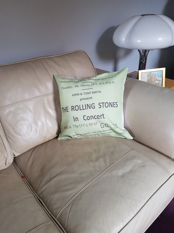 Cushion Rolling Stones Etsy