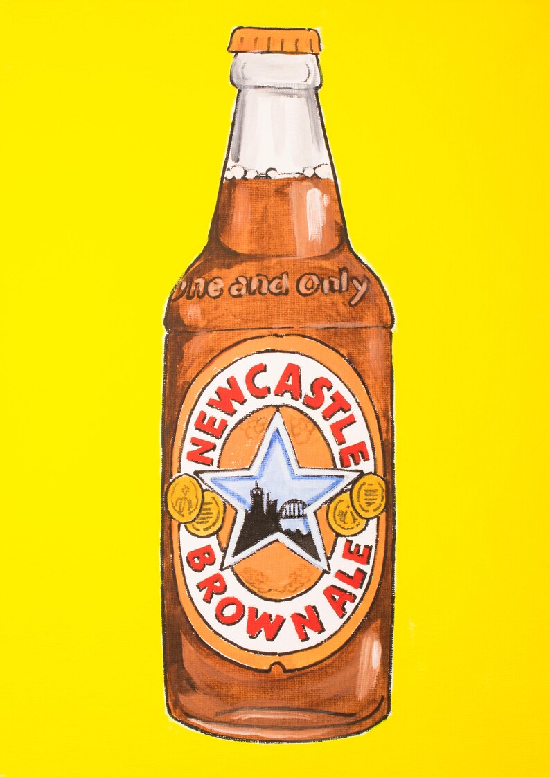 Metal sign newcastle brown ale Etsy
