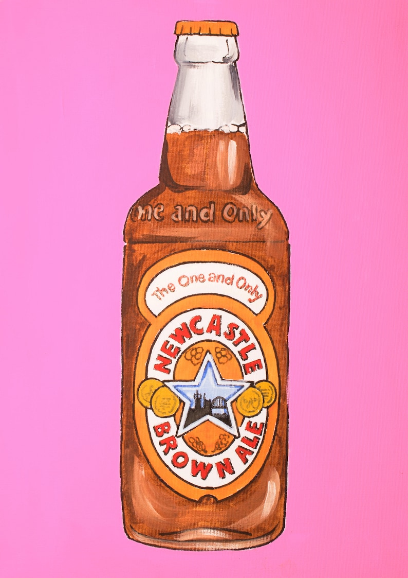 Metal sign newcastle brown ale Etsy