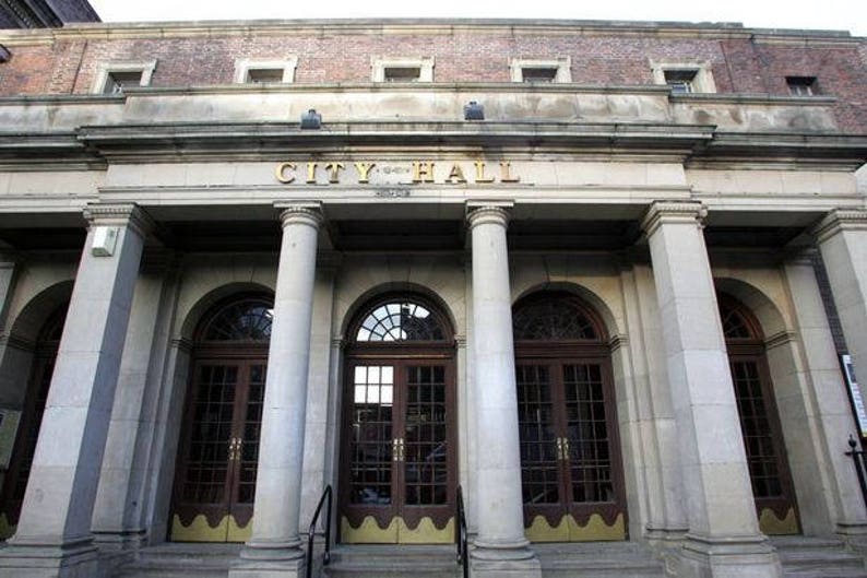 Coaster. the doors. Newcastle City hall. Newcastle Etsy