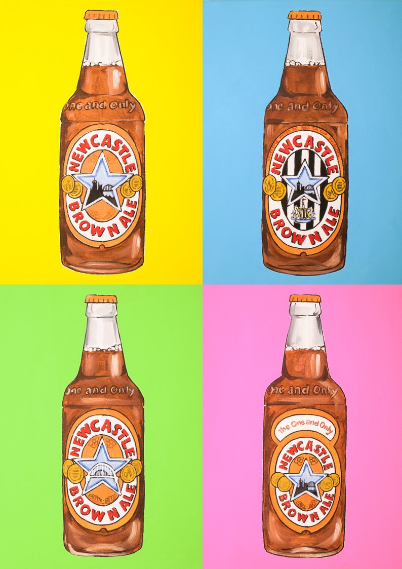 Metal sign newcastle brown ale Etsy