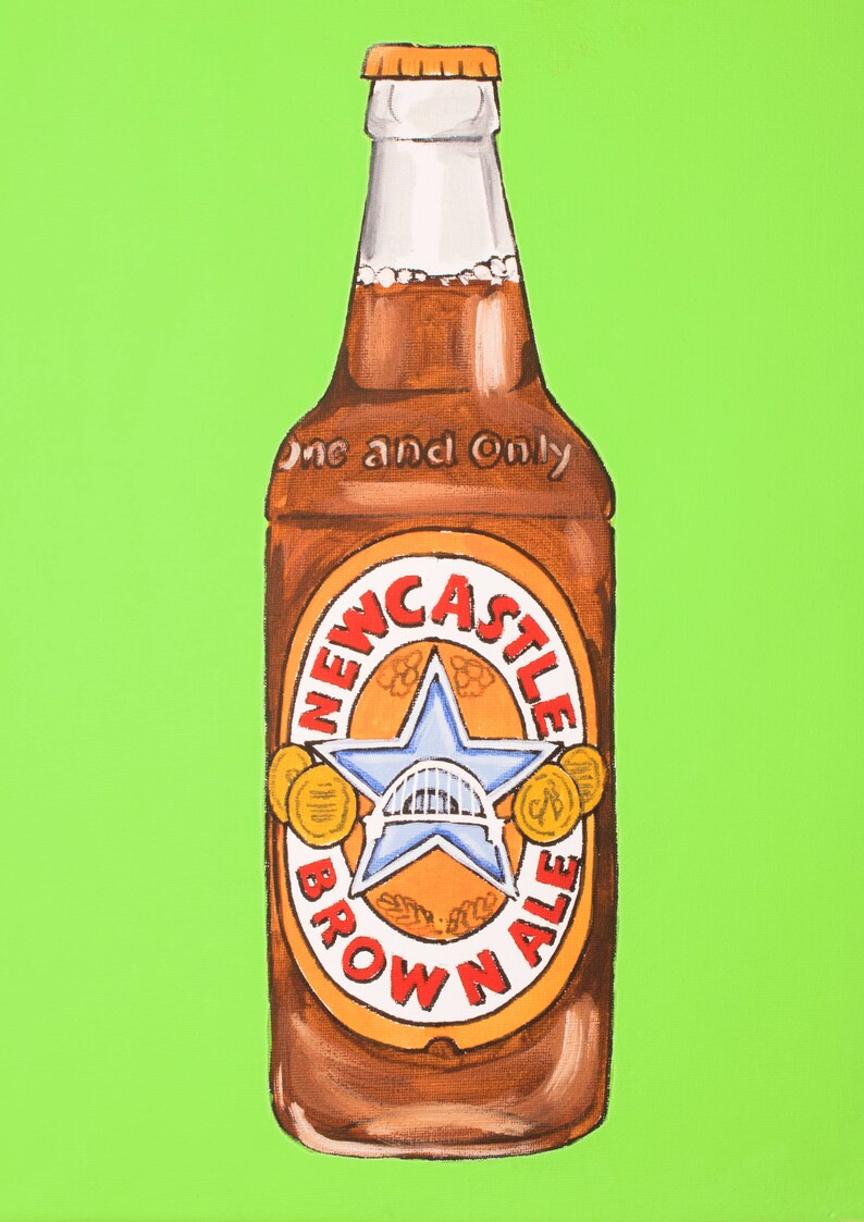 Metal sign newcastle brown ale Etsy