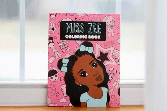 Natural Hair Coloring Book For Black Girls Black Girl Magic Etsy