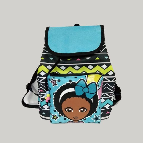 Black Girl Mini Backpack Purse Natural Hair Backpack Etsy