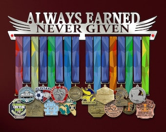 GENOVESE Race Cup Trophy Hanger,Champion Medal Hangers,Sport Medals Display Rack,Matte Black Metal Holder,Awards Hooks GENOVESE Race Cup Trophy Hanger,Champion Medal Hangers,Sport Medals Display Rack,Matte Black Metal Holder,Awards Hooks