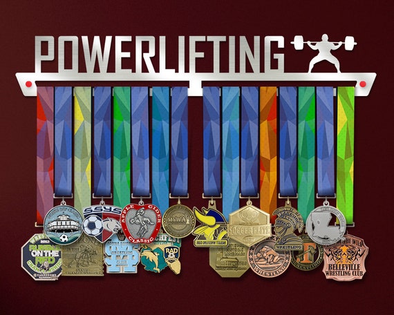 Portamedaglie United Medals In Acciaio | Display Per 30 Medaglie | Design Moderno Con Rivestimento Nero Opaco - Foto 8