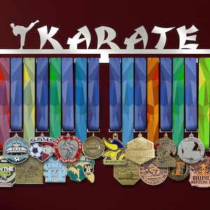 Karate Medal Hanger V2, Martial Art Sports Medal Holders, Custom Medal Display Rack