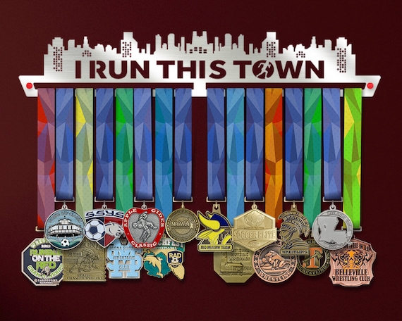 Runner Medal Hanger Hand-Forged Black Metal Hanger Design for Marathon Running Etc Visual Elite 5K Race The Medal Hangers Collection Runner Medal Hanger Hand-Forged Black Metal Hanger Design for Marathon Running Etc Visual Elite 5K Race The Medal Hangers Collection