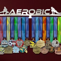 United Medals Blank Sport Medal Hanger Display | Stainless Steel Medal Holder | Up To 30 Medals