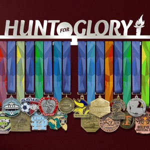 Hunt for Glory Medal Display Racks, Customized Wall Medal Holders, High Quality Medal Hangers with Steel Finish
