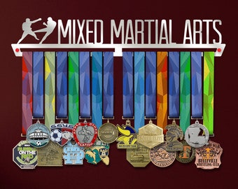 MedalLero Medallero Exhibición de medallas Regalos de artes marciales  Colgador de medallas de Judo masculino Exhibición de medallas de Judo  Regalos de judo -  España