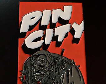 Pin City Enamel Lapel Pin