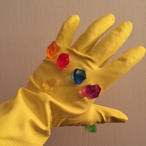 Infinity Gauntlet 1:1 Replica Avengers Infinity War Guardians o/t Galaxy Thanos Cosplay Gems Stones Glove Left Hand Wearable Movie Endgame