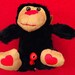 Regina Stewart reviewed 6" Valentines Black Monkey Plush w/ red penis add on (not for the kiddies) - Sexy - Stuffed Animal Doll Toy - Naughty - Love - Heart