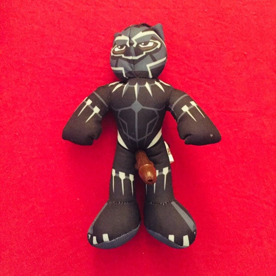 black panther marvel plush