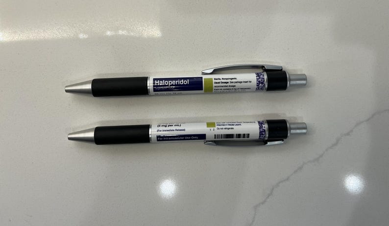 Propofol Pen (Inspired) | Funny Nurse Gift | Label Inspired | Ketamine Pen | Lorazepam Pen |RRT| Respiratory Therapist | Vet Tech Pen Haloperidol Pen