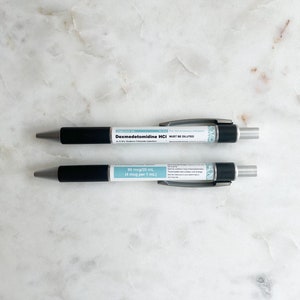 Propofol Pen (Inspired) | Funny Nurse Gift | Label Inspired | Ketamine Pen | Lorazepam Pen |RRT| Respiratory Therapist | Vet Tech Pen Dexmedetomidine