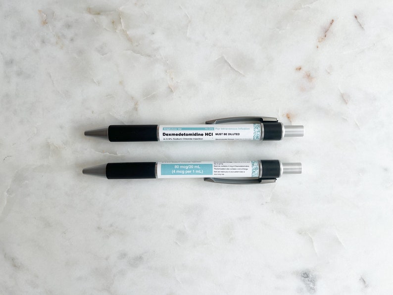 Propofol Pen (Inspired) | Funny Nurse Gift | Label Inspired | Ketamine Pen | Lorazepam Pen |RRT| Respiratory Therapist | Vet Tech Pen Dexmedetomidine