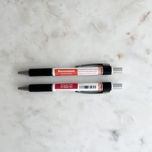 Propofol Pen (Inspired) | Funny Nurse Gift | Label Inspired | Ketamine Pen | Lorazepam Pen |RRT| Respiratory Therapist | Vet Tech Pen Rocuronium Pen