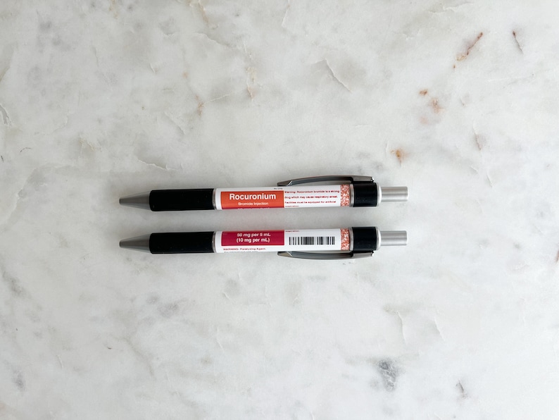 Propofol Pen (Inspired) | Funny Nurse Gift | Label Inspired | Ketamine Pen | Lorazepam Pen |RRT| Respiratory Therapist | Vet Tech Pen Rocuronium Pen