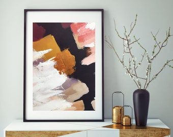 MINIMAL ABSTRACT Art Print - Large Abstract Art A3 + A4 Print Fine Art Poster -  Wall Art Abstract Art Prints - Original Art Modern Wall Art