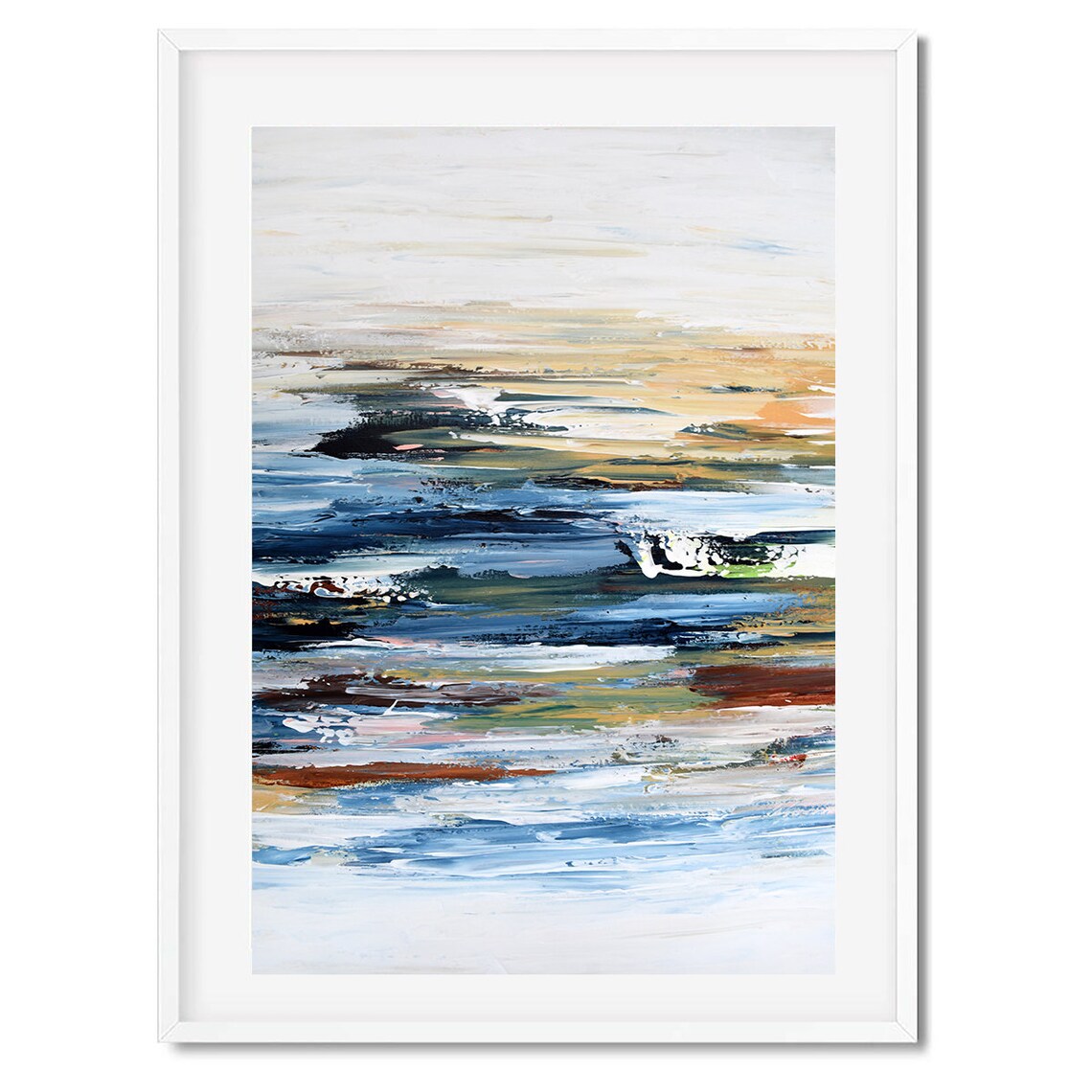 SET OF 3 Framed Art Abstract Print Wall Art Large Wall Art - Etsy UK