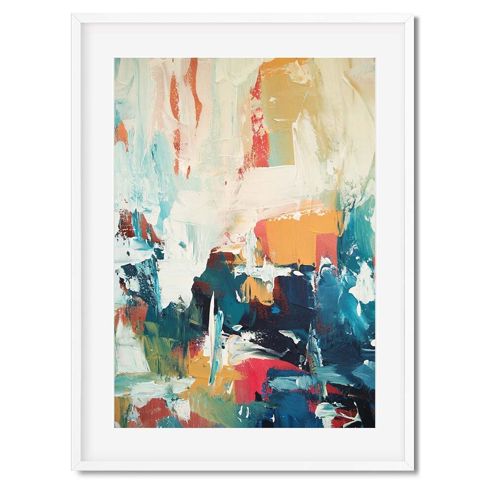 SET OF 3 Framed Art Prints Abstract Print Set Wall Art Large Etsy UK