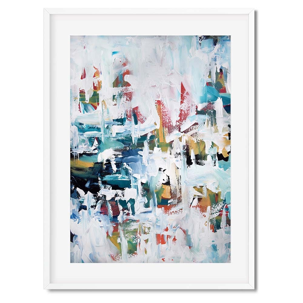 ART PRINT Set Of 2 Framed Art Set Abstract Print Set Large Etsy