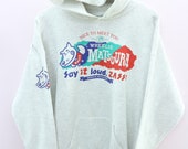 Vintage Lee Hooded Sweatshirt Big Logo Matsuuara Sportswear Streetwear Denimwear Pullover Sweater Size XL