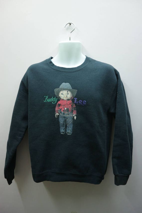 Vintage Lee Buddy Sweatshirt Big Logo Street Wear
