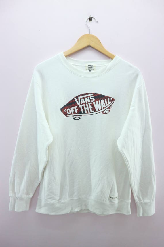 vans off the wall crew neck sweatshirt