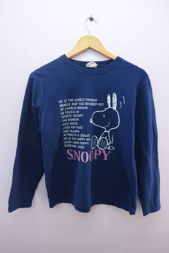 Vintage Peanuts Snoopy Long Sleeve Big 